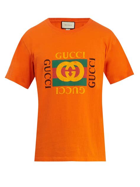 orange gucci t shirt|genuine Gucci t shirts.